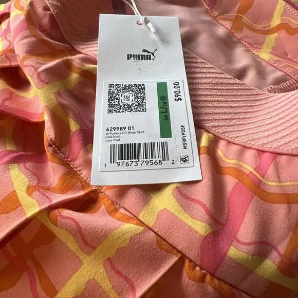 $$90  PUMA Golf Dani Dazey Women's  14' wrap skort Size Large - Picture 7 of 7